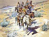 Charles Marion Russell Return of the Warriors painting